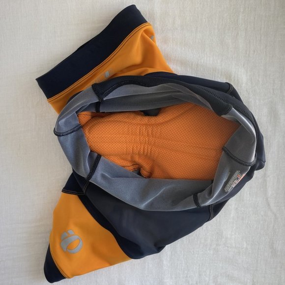 Pearl Izumi Women's Padded Elite Series Black and Orange Bike Shorts Size M - Picture 6 of 12